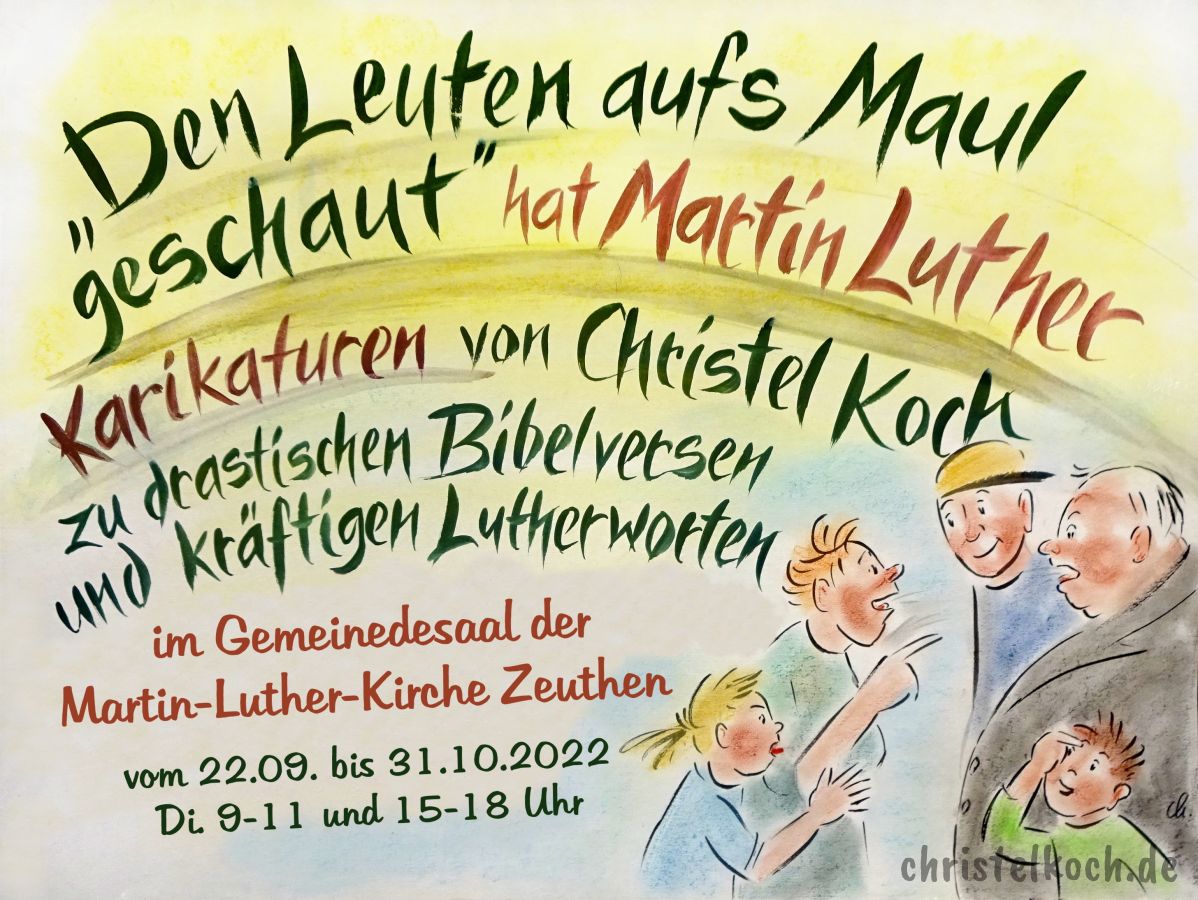 Ausstellung in der Martin-Luther-Kirche Zeuthen - 