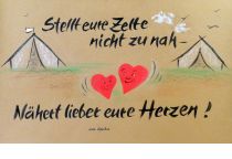Stellt eure Zelte nicht zu nah - Nähert lieber eure Herzen! - aus Afrika