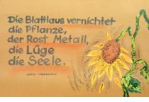 Die Blattlaus vernichtet die Pflanze, der Rost Metall, die Lüge die Seele. - Anton Tschechow