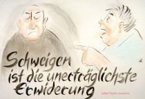 Schweigen ist die unerträglichste Erwiderung. - Gilbert Keith Chesterton