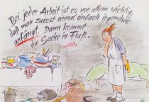 Bei jeder Arbeit ist es vor allem wichtig, daß man zuerst einmal einfach irgendwie anfängt. Dann kommt die Sache in Fluss. - Carl Hilty
