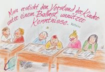 Man erstickt den Verstand der Kinder unter einem Ballast unnützer Kenntnisse. - Voltaire