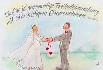 Ehe ist gegenseitige Freiheitsberaubung in beiderseitigem Einvernehmen. - Oscar Wilde