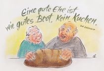 Eine gute Ehe ist wie ein gutes Brot. Kein Kuchen. - D. H. Lawrence