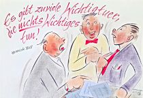 Es gibt zuviele Wichtigtuer, die nichts Wichtiges tun! - Heinrich Böll