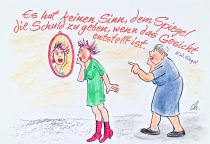 Es hat keinen Sinn, dem Spiegel die Schuld zu geben, wenn das Gesicht entstellt ist. - Nicolai Wassiljewitsch Gogol