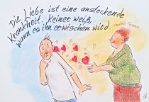 Die Liebe ist eine ansteckende Krankheit. Keiner weiß, wann es ihn erwischen kann! - Anatole France