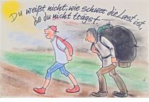 Du weißt nicht, wie schwer die Last ist, die Du nicht trägst. - aus Afrika