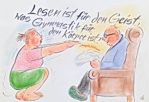 Lesen ist für den Geist, was Gymnastik für den Körper ist. - Joseph Addison