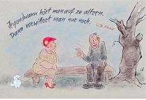 Irgendwann hört man auf zu altern. Dann verwittert man nur noch. - George Bernard Shaw