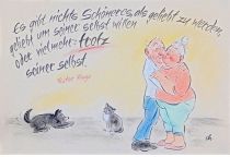 Es gibt nichts Schöneres, als geliebt zu werden, geliebt um seiner selbst willen oder vielmehr: trotz seiner selbst.
 - Victor Hugo
