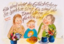 Es sind nicht die Glücklichen, die dankbar sind. Es sind die Dankbaren, die glücklich sind. - Francis Bacon