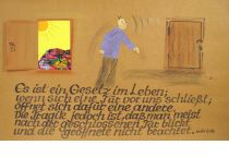Es ist ein Gesetz im Leben; wenn sich eine Tür vor uns schließt, öffnet sich dafür eine andere. Die Tragik jedoch ist, daß man meist nach der geschlossenen Tür blickt und die geöffnete nicht beachtet. - André Gide